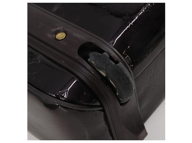 LOUIS VUITTON Monogram Vernis Pegas 45 Valigia Amarante M91277 LV Auth 191745A Bordò - vista 9