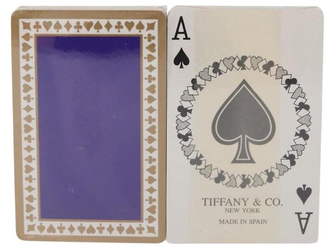 Autre Marque TIFFANY&Co. Playing Cards 2 Set Blue Red Auth 195165A - view 2