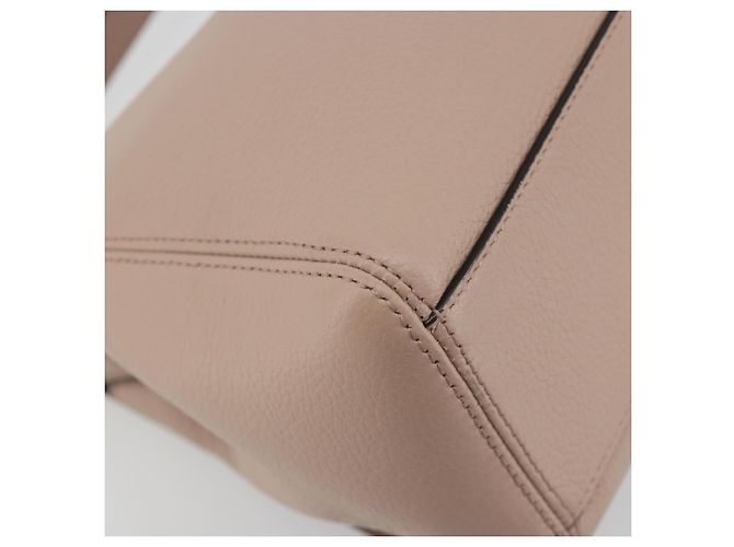 Borsa a Spalla BALLY in Pelle Rosa Argento Auth BA14581A - vista 13