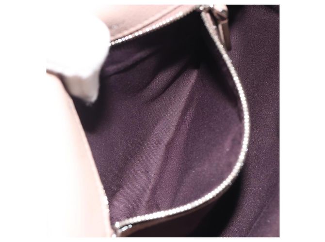 Borsa a Spalla BALLY in Pelle Rosa Argento Auth BA14581A - vista 22