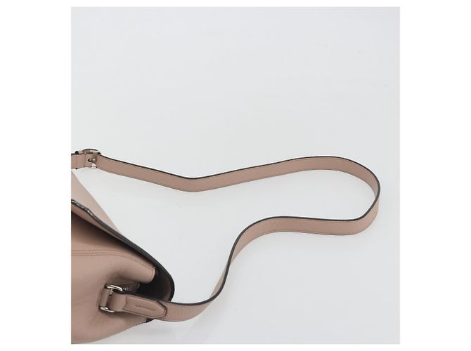 Borsa a Spalla BALLY in Pelle Rosa Argento Auth BA14581A - vista 8