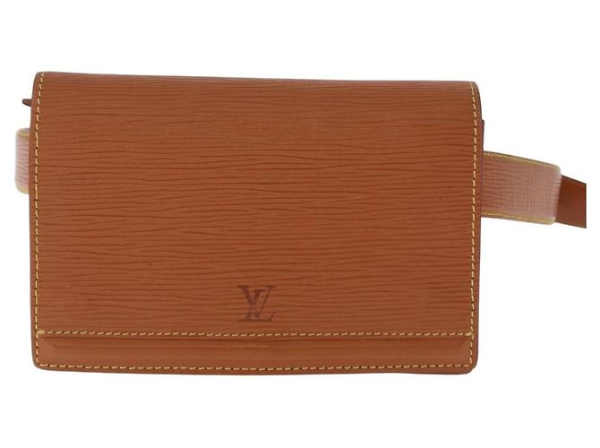 LOUIS VUITTON Epi Ceinture Tilsitt Pochette Zipangu Gold M52598 LV Auth 194712V - vista 13
