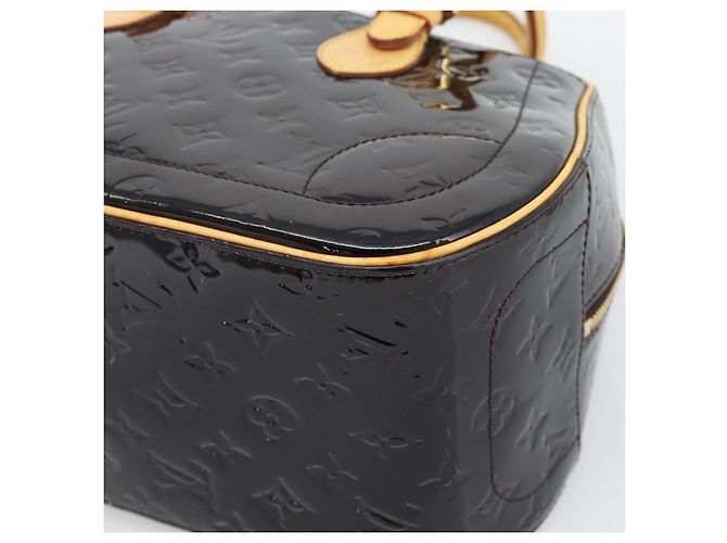 LOUIS VUITTON Borsa Monogram Vernis Summit Drive Amarante M93516 Auth ka5469 Bordò - vista 10