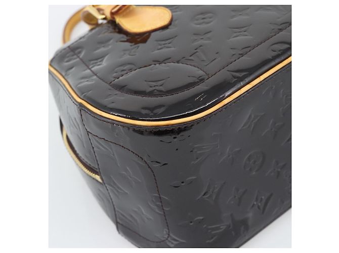 LOUIS VUITTON Borsa Monogram Vernis Summit Drive Amarante M93516 Auth ka5469 Bordò - vista 11