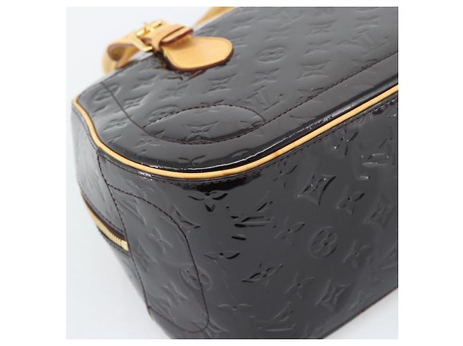 LOUIS VUITTON Borsa Monogram Vernis Summit Drive Amarante M93516 Auth ka5469 Bordò - vista 13