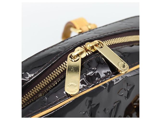 LOUIS VUITTON Borsa Monogram Vernis Summit Drive Amarante M93516 Auth ka5469 Bordò - vista 14