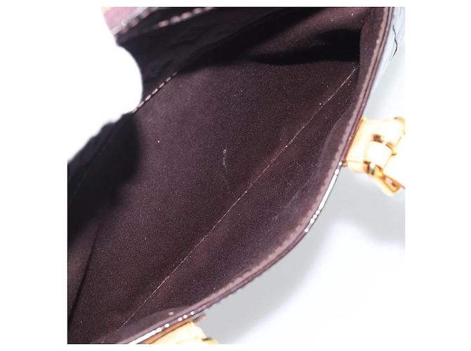 LOUIS VUITTON Borsa Monogram Vernis Summit Drive Amarante M93516 Auth ka5469 Bordò - vista 20