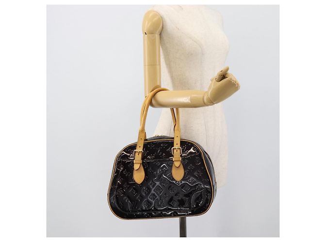LOUIS VUITTON Borsa Monogram Vernis Summit Drive Amarante M93516 Auth ka5469 Bordò - vista 23