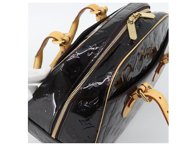 LOUIS VUITTON Borsa Monogram Vernis Summit Drive Amarante M93516 Auth ka5469 Bordò - vista 6