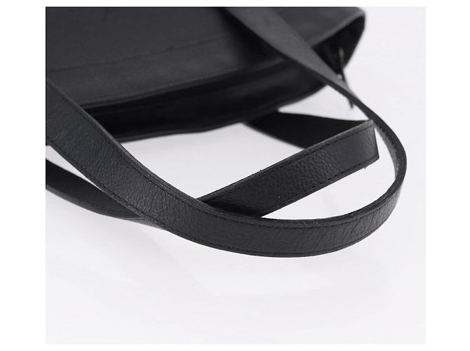 Borsa a mano SAINT LAURENT in pelle nera Auth 194110 Nero - vista 6