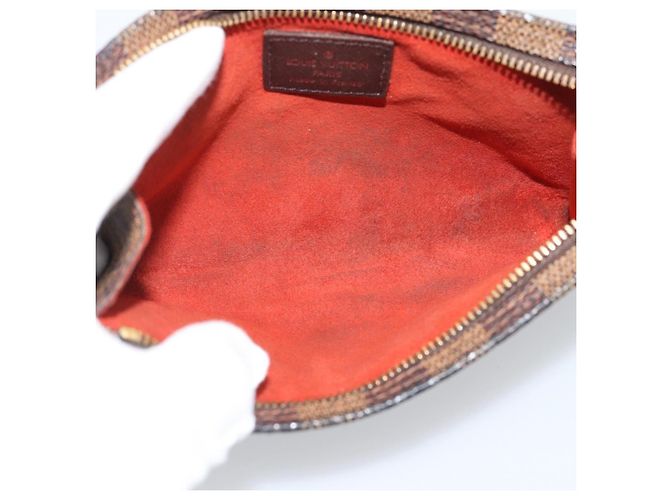 LOUIS VUITTON Damier Ebene Marais Pouch LV Auth 192443 - vista 10