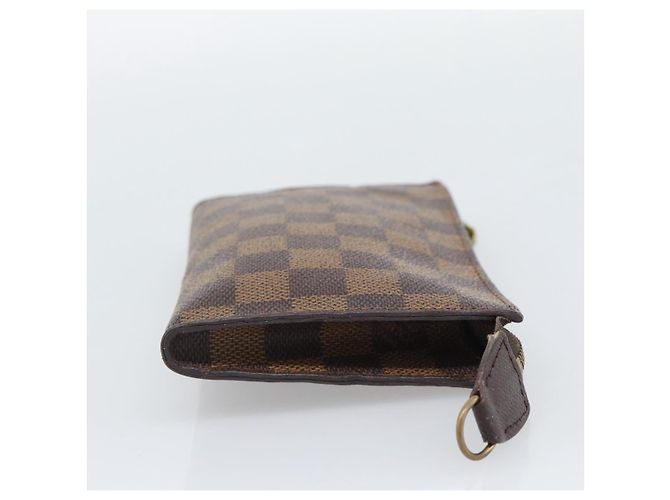 LOUIS VUITTON Damier Ebene Marais Pouch LV Auth 192443 - vista 4