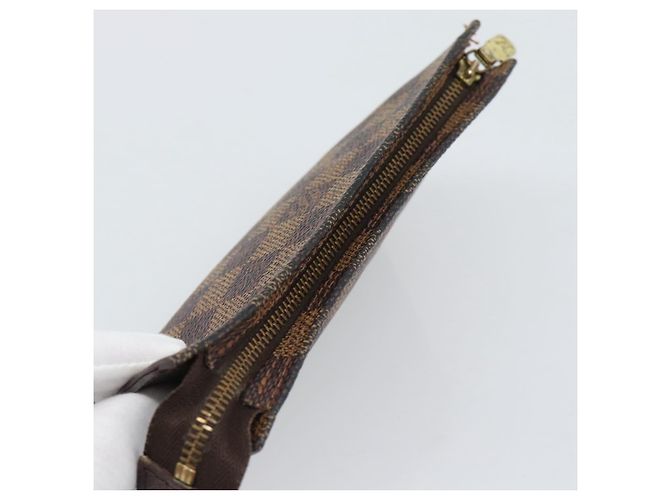 LOUIS VUITTON Damier Ebene Marais Pouch LV Auth 192443 - vista 5