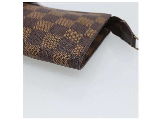 LOUIS VUITTON Damier Ebene Marais Pouch LV Auth 192443 - vista 7