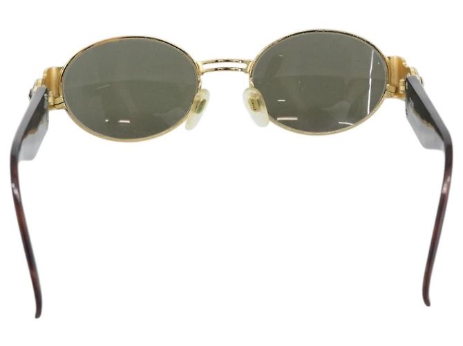 Gafas de Sol Gianni Versace Medusa de Plástico Marrón con Tono Dorado Auth BA14748 Castaño - vista 3