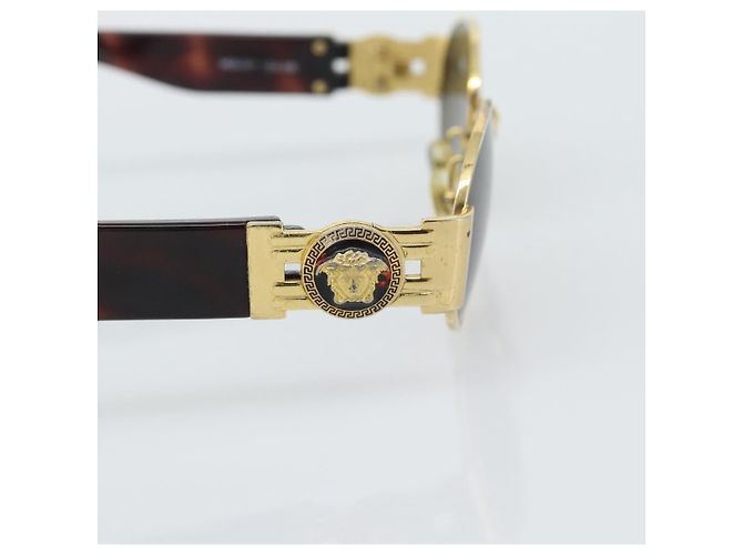 Gafas de Sol Gianni Versace Medusa de Plástico Marrón con Tono Dorado Auth BA14748 Castaño - vista 5