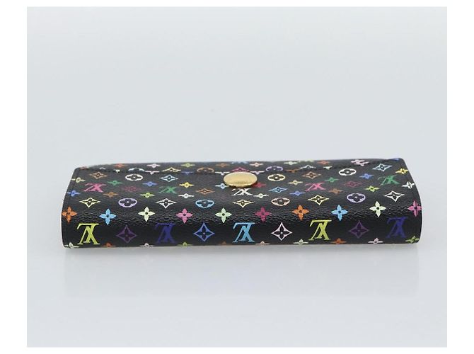 LOUIS VUITTON Monogram Multicolor Portefeiulle Sarah Black M60668 Auth BA14625V Nero - vista 5