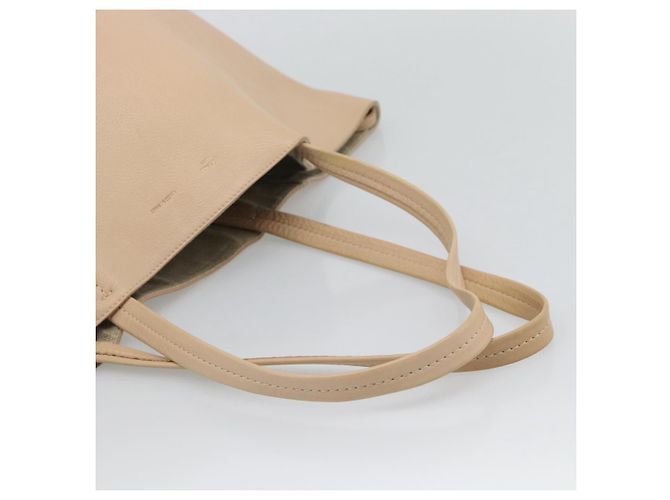 Céline Bolso Tote CELINE de piel Beige Auth BA14562A - vista 7