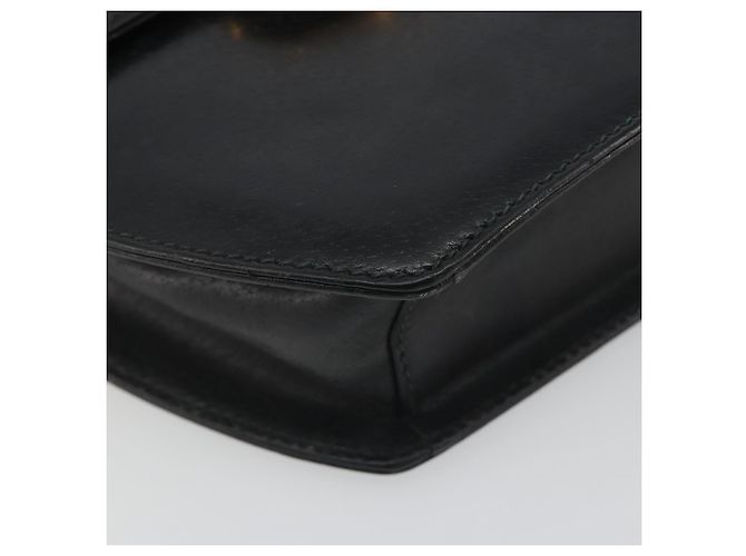 Borsa a Spalla GUCCI in Pelle Nera e Oro Auth BA14193 Nero D'oro - vista 11