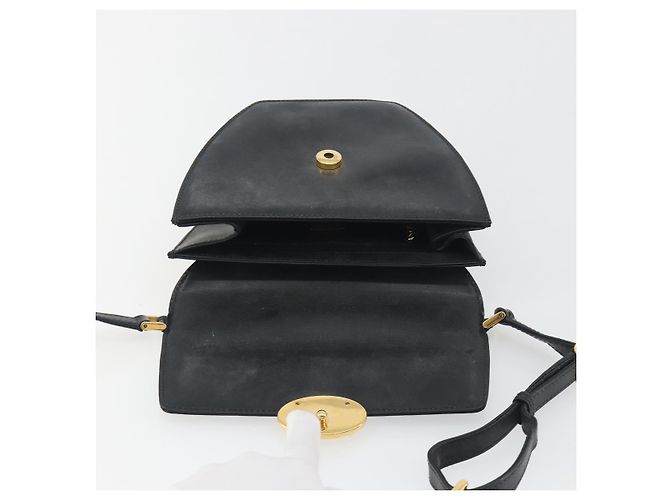 Borsa a Spalla GUCCI in Pelle Nera e Oro Auth BA14193 Nero D'oro - vista 15
