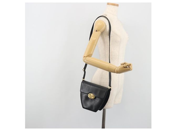Borsa a Spalla GUCCI in Pelle Nera e Oro Auth BA14193 Nero D'oro - vista 23
