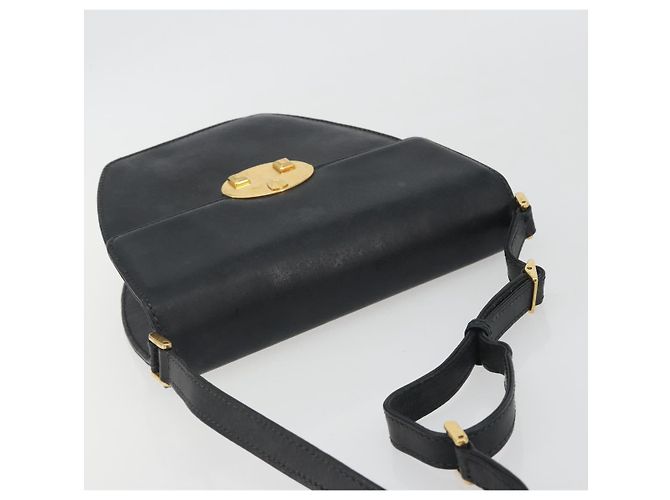 Borsa a Spalla GUCCI in Pelle Nera e Oro Auth BA14193 Nero D'oro - vista 6