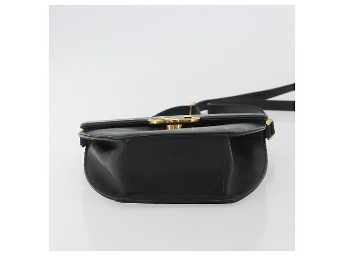 Borsa a Spalla GUCCI in Pelle Nera e Oro Auth BA14193 Nero D'oro - vista 9
