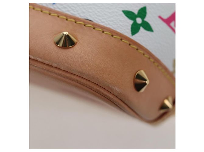 Borsa LOUIS VUITTON Multicolor Alma GM Bianca M40441 LV Auth 192463SAV Bianco - vista 14