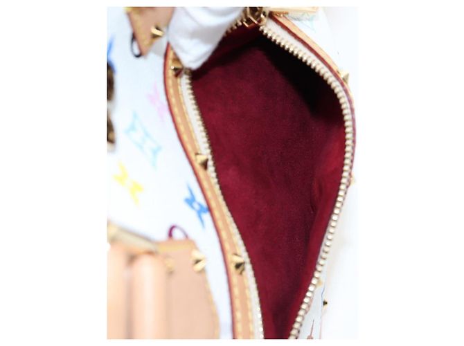 Borsa LOUIS VUITTON Multicolor Alma GM Bianca M40441 LV Auth 192463SAV Bianco - vista 16