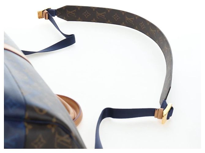 LOUIS VUITTON Monogram Split Keepall Bandouliere 50 Bag M43861 LV Auth 191722SM Monogramma - vista 13