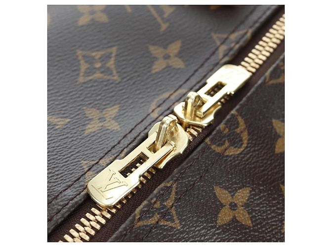 LOUIS VUITTON Monogram Split Keepall Bandouliere 50 Bag M43861 LV Auth 191722SM Monogramma - vista 20