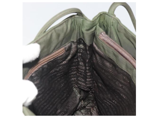Borsa Tote PRADA Nylon Khaki Auth ar14056 Cachi - vista 17