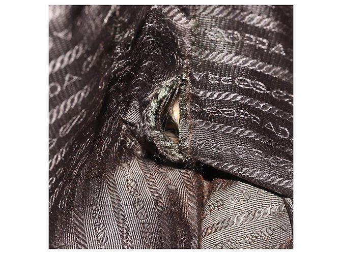 Borsa Tote PRADA Nylon Khaki Auth ar14056 Cachi - vista 19