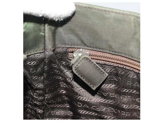 Borsa Tote PRADA Nylon Khaki Auth ar14056 Cachi - vista 20