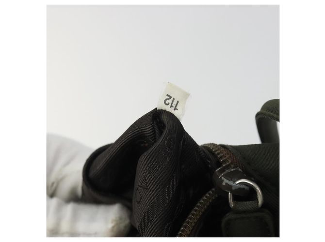 Borsa Tote PRADA Nylon Khaki Auth ar14056 Cachi - vista 25