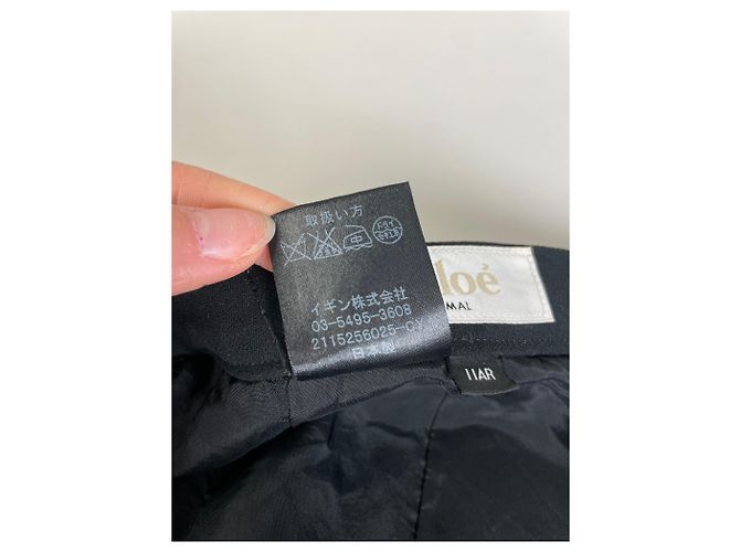 Chloé Vintage Chloe Plisquierock Schwarz L - Ansicht 10