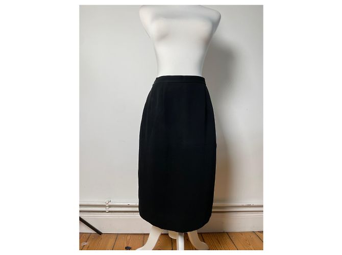 Chloé Vintage Chloe Plisquierock Schwarz L - Ansicht 11