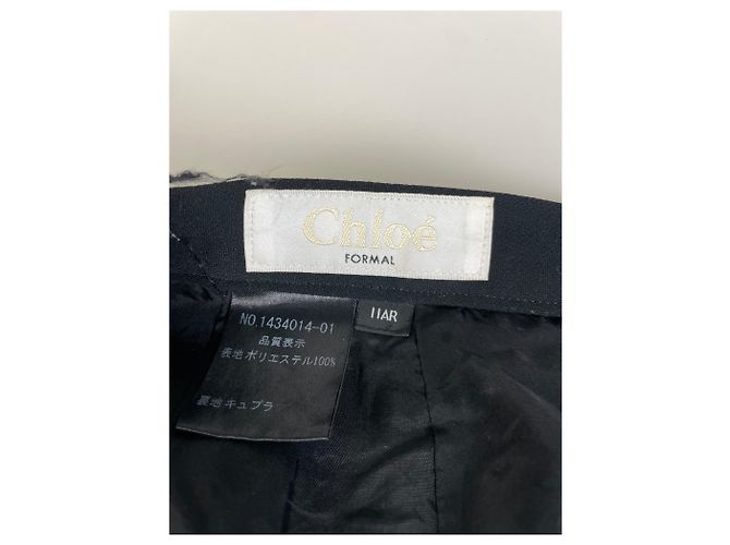 Chloé Vintage Chloe Plisquierock Schwarz L - Ansicht 6