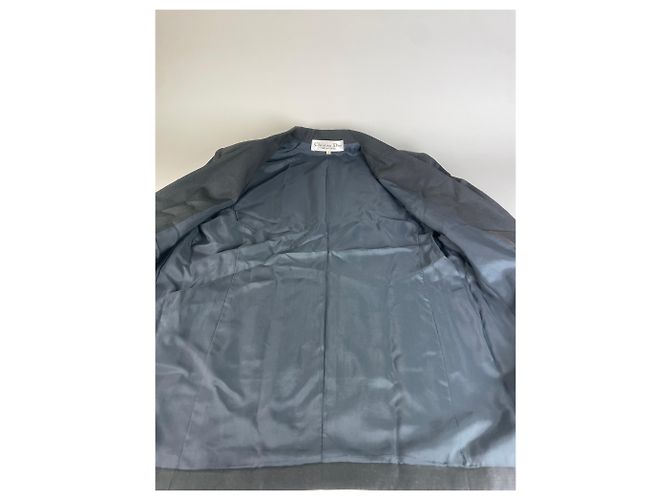 Vintage Dior Wool Blend Blazer Black S - view 4