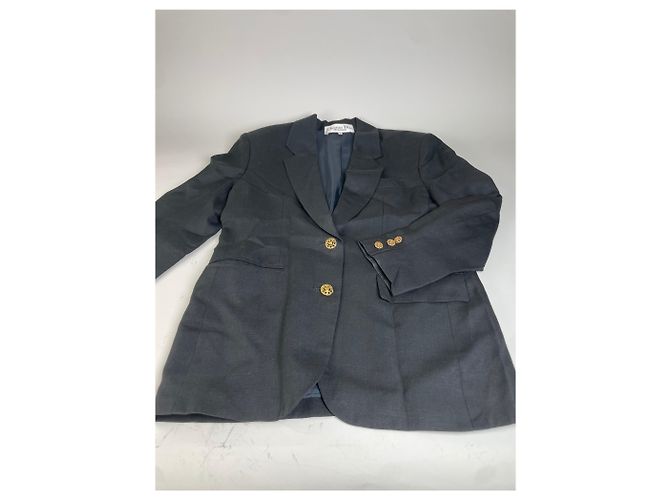 Vintage Dior Wool Blend Blazer Black S - view 6