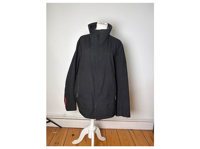 Giacca in nylon vintage Prada da uomo Nera L Nero - vista 14