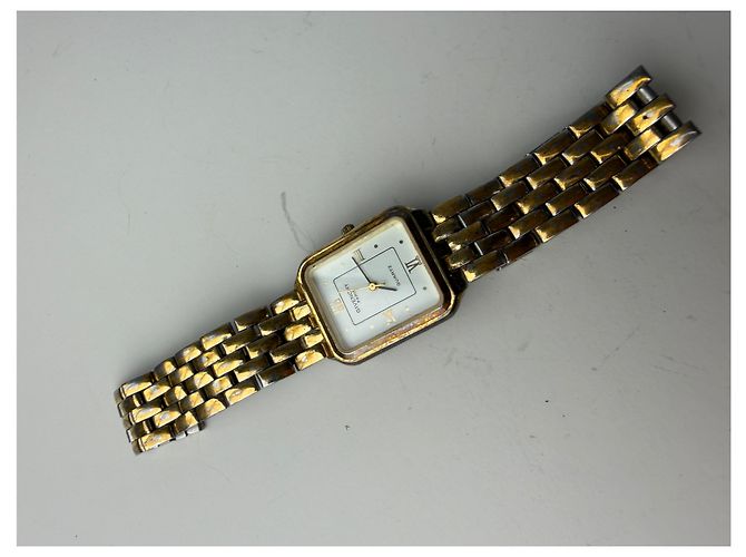 Vintage Givenchy Armbanduhr aus Edelstahl Gold Silber Gold Golden - Ansicht 3