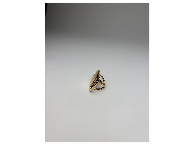 Salvatore Ferragamo Anello Vintage Ferragamo in metallo dorato con logo inciso D'oro - vista 5