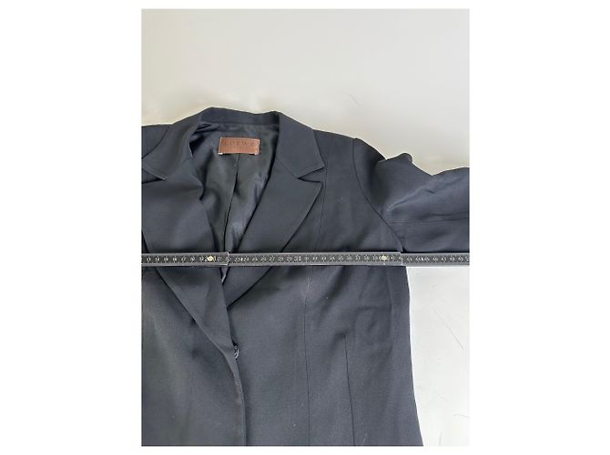 Blazer vintage Loewe in misto seta nero S - vista 10