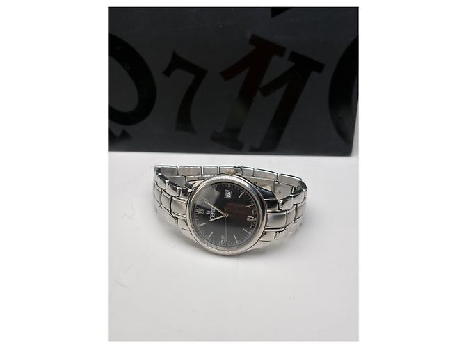 Orologio da polso vintage Fendi in acciaio inossidabile nero e argento - vista 2