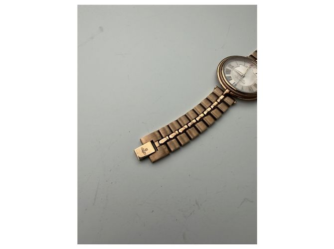Vintage Givenchy Armbanduhr aus Edelstahl Roségold Pink - Ansicht 4