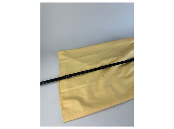 Vintage Fendi Lammzwollkleid Hellgelb M - Ansicht 9