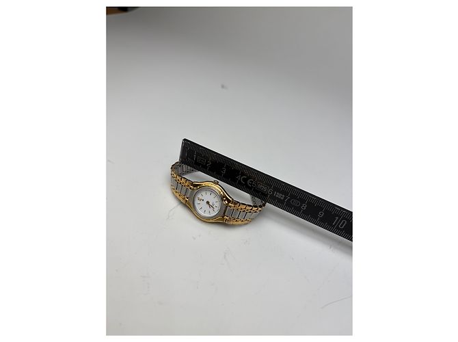 Vintage Givenchy Armbanduhr Gold Silber Edelstahl Golden - Ansicht 7