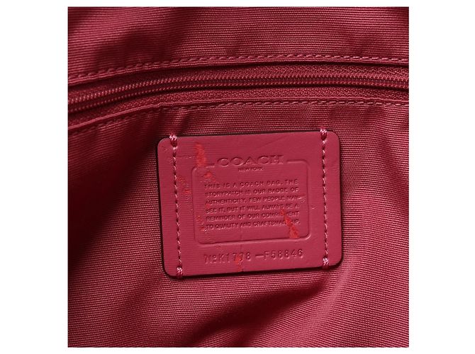Borsa a tracolla Coach City in pelle rosa - vista 13