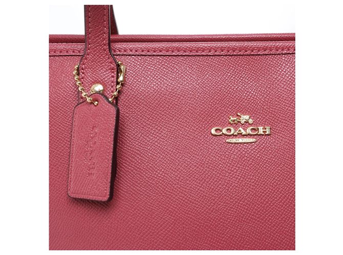 Borsa a tracolla Coach City in pelle rosa - vista 4